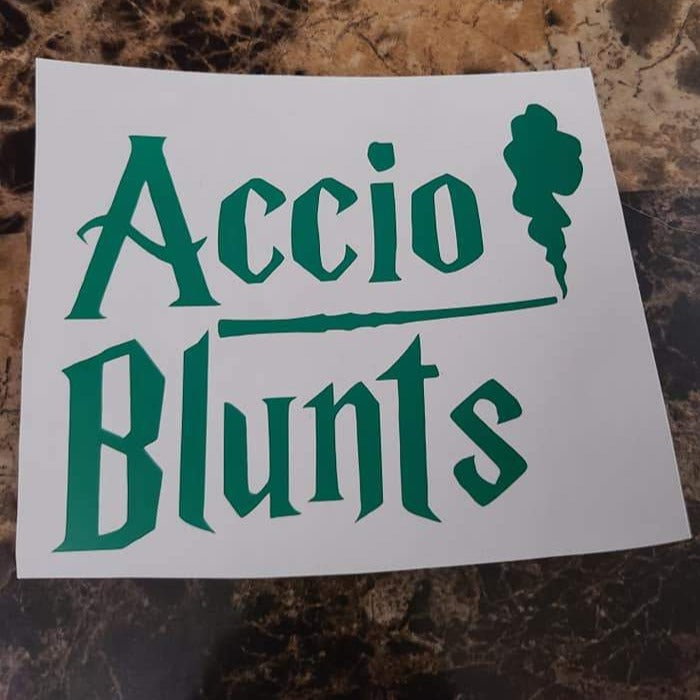 Accio Blunts Vinyl Decal