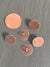 Metal Shanks 10 mm Dark Copper - Quanity 25