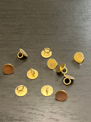 Jarrets en métal 6 mm dorés - Quantité 25