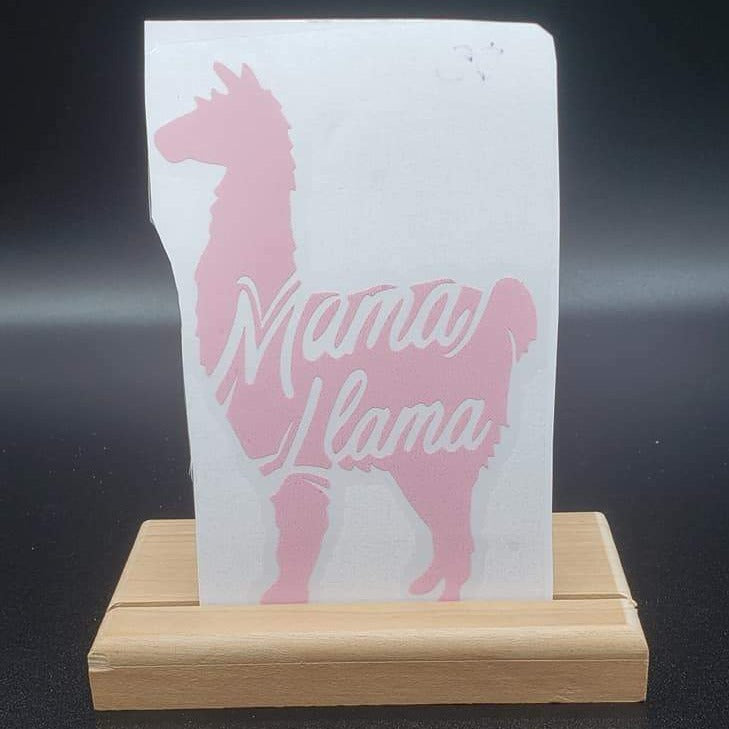 Mama Llama Vinyl Decal